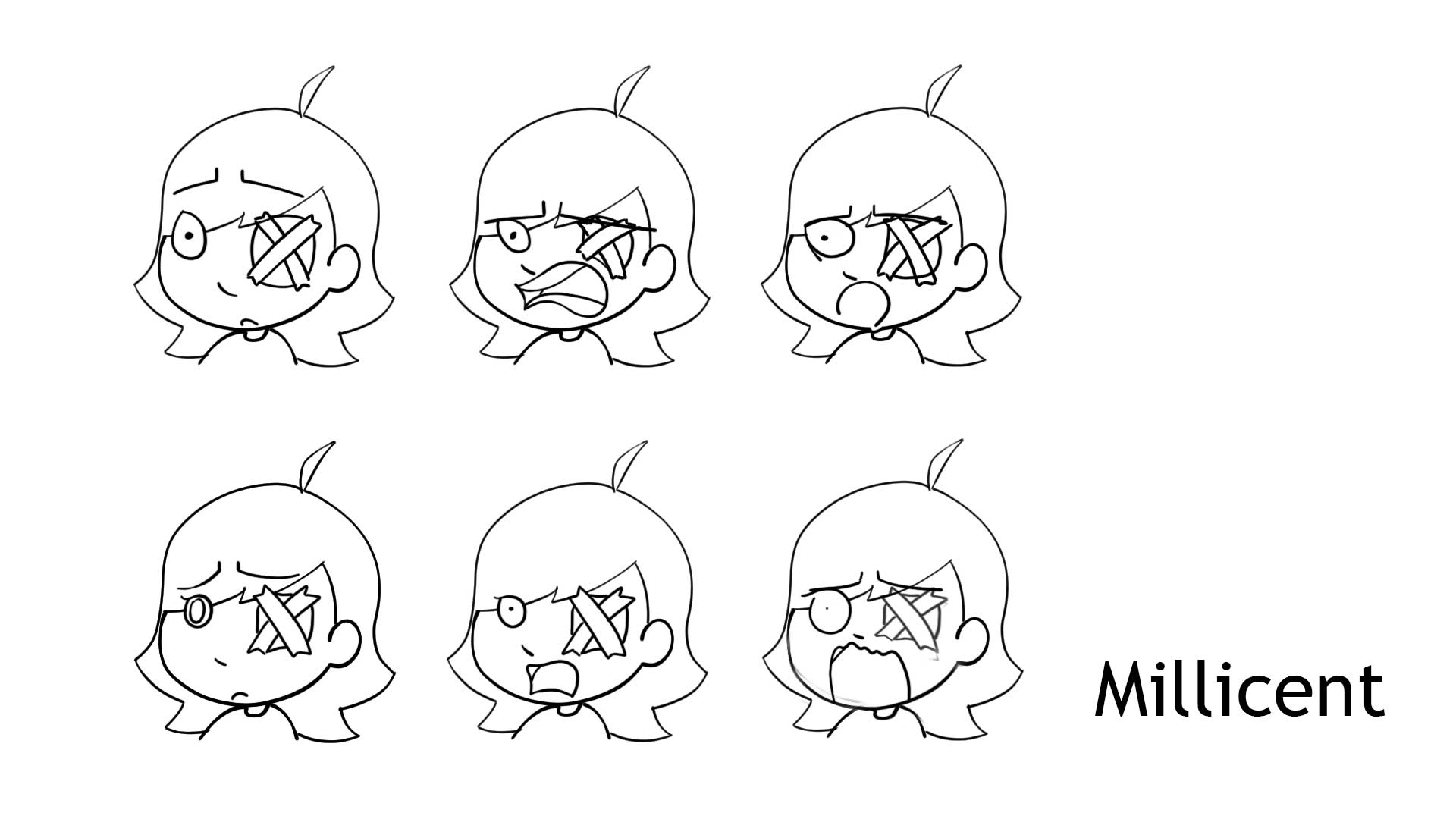 Millie expression 002