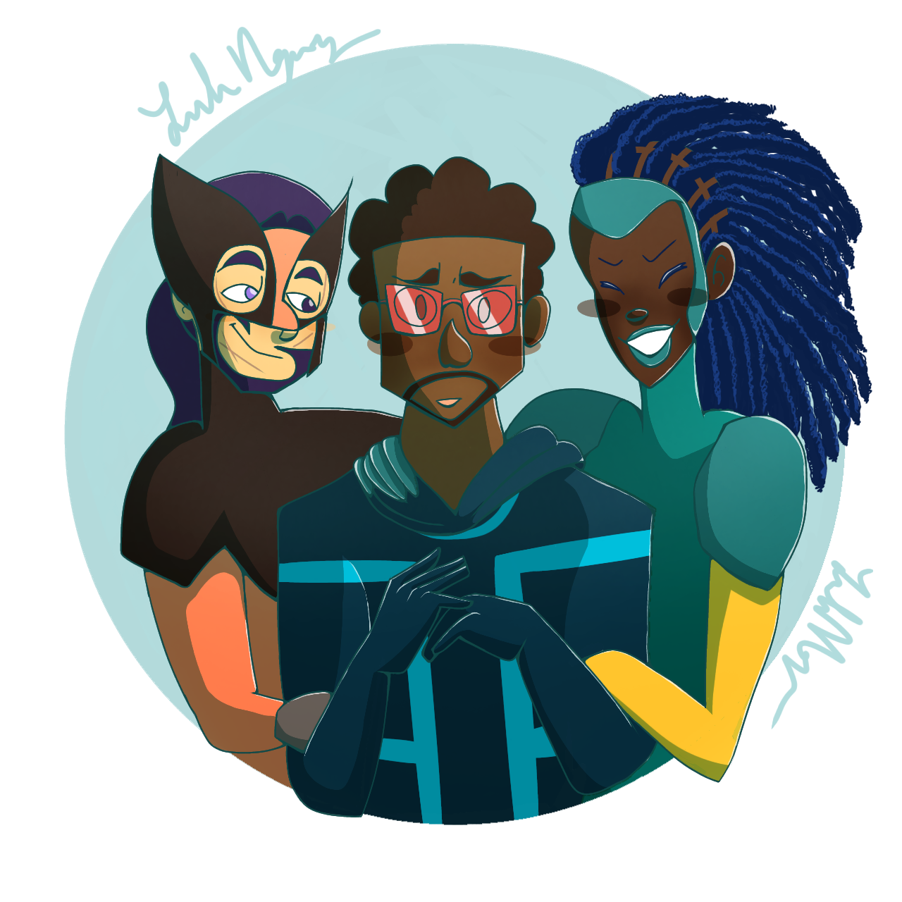 Pop culture throuple