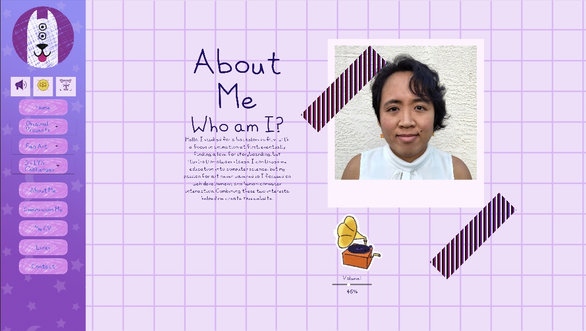 about me page